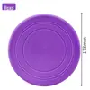 Meianju Frisbee Macio para Pet Brinquedo para Cachorro Frisbee Interativo de Treinamento Flutuante na Água Resistente à Mordida Frisbee Macio Suprimentos para Pet