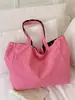 Shuai Mijia 2026 Verão Nova Bolsa de Ombro Dupla Face Estilo Coreano com Bolinhas Bolsa Sacola de Cordão Grande Capacidade Bolsa de Tecido para o Dia a Dia