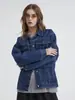 Jaquetas jeans por atacado do Sudeste Asiático para homens e mulheres, tops jeans casuais versáteis da moda para primavera e outono