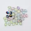 Exquisito Moca Fluorescente Oval Nido de Pájaro Corte Diamante Cosido a Mano Diamante DIY Ropa Zapatos Bolsa Cristal Joyería para el Cabello Accesorios