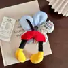 Mickey flor punto de ola anillo de pelo de intestino grueso de pedo grande accesorio para el pelo de bola de felpa linda cabeza de flor princesa caída banda de goma