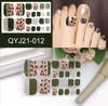 Qyj Aurora Pegatinas para Uñas Ultra Delgadas Sin Costuras con Pedrería Calcomanías Sencillas para Uñas de los Pies de Mujer