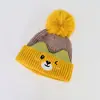 Gorro de bebé otoño e invierno gorro de lana para bebé cálido lindo súper lindo niños y niñas bebé niños gorro pullover al por mayor
