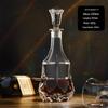 Dourado como o estilo europeu criativo garrafa de vinho de vidro garrafa de vinho garrafa de vinho garrafa de vinho em estoque Garrafa de vinho de uísque doméstico Garrafa de vinho Garrafa de vinho estrangeira Garrafa vazia
