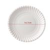 Plato Desechable para Cena Plato para Pastel de Cumpleaños Vajilla para Fiesta de Picnic Plato de Papel Pintura Artística de Jardín de Niños Plato de Papel Blanco