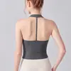 Top de tirantes para yoga para mujer, cuello en V de malla, adecuado para correr, deportes, Pilates y entrenamientos de fitness