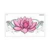 Colección Rui Ka Long: Pegatinas de Tatuaje con Patrón Seductivo para Clavícula y Pecho, Pegatinas de Tatuaje Sexy, Diseño Floral de Larga Duración con un Toque de Lujo