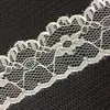 Em estoque: Saia com barra de renda não elástica de 179 cm, decoração de renda DIY, 2,5 cm feita à mão.
