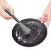 Cepillo para Ollas de Acero Inoxidable, Cepillo de Alambre de Acero Específico para Cocina, Cepillo de Limpieza Nano con Mango Largo, Removedor de Manchas de Grasa Colgable, Herramienta de Limpieza para Ollas