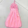 Toalla de Mano Limpiadora al por Mayor Regalo Publicitario Toalla de Limpieza Felpa de Coral Gruesa Dibujos Animados Toalla para Colgar Cocina Baño Toalla para Lavarse las Manos