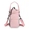 Nova Bolsa Transversal Multifuncional Esportiva Outdoor Ciclismo Caminhada Bolsa para Hidratação Bolsa para Celular Bolsa Transversal Estampa com Logo~