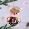 Decoraciones Navideñas Europeas Tela Dibujos Animados Navideños Muñeco de Nieve Alce Colgante Disfraz Arreglo de Árbol de Navidad Accesorios