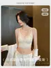 Sutiã Renda Cílios Verão Estilo Fino Confortável para Seios Pequenos Sem Fio Sexy Alças Finas Costas Bonitas Estilo Regata