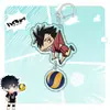 Llavero de Acrílico de Voleibol Hecho por Fans Junior Dibujo Animado Anime Periférico Lindo Colgante Accesorio