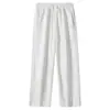 Pantalones de forro polar para hombre para otoño e invierno, corte holgado, versátiles, pantalones largos casuales de algodón, pantalones rectos de moda estilo Hong Kong, pantalones de chándal deportivos
