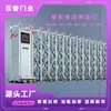 Puerta Retráctil Eléctrica, Puerta Corredera de Acero Inoxidable, Puerta Automática para Escuelas, Fábricas, Sitios de Construcción, Puerta Eléctrica Retráctil, Inteligente