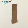 Calcetines Zobaren de Cinco Dedos Algodón Puro Absorbentes de Sudor Sin Costuras de Dedos Divididos Antibacterianos Desodorantes Calcetines Largos para Dedos Todo Algodón Media Pantorrilla Calcetines para Mujer