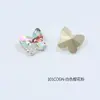 Mariposa Grande Dongzhou 10*9 Color Coñac Rosa Pedrería para Uñas Diamante de Imitación Colorido Decoración de Uñas Accesorios para Pasadores DIY