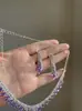 Collar de Perlas Cilíndricas Artificiales de Ojo de Tigre con Cuentas, Cadena de Lana Apilable y Usable a la Moda, Collar de Otoño e Invierno de Alta Gama para Mujeres