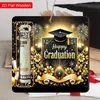 Regalo Temporada de Graduación 2025 Clip de Dinero de Madera Diseño de Patrón de Birrete de Graduación Colgante de Entrega de Graduación Regalo para Compañero de Clase