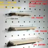 Accesorios Personalizados para Tablero Perforado, Estantes de Madera Maciza, Palitos de Madera, Cerillos de Colores, Estantes de Almacenamiento Multifuncionales, Accesorios Decorativos