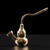 Pote de Narguilé Legal Cobre de Dupla Finalidade Portátil Cachimbo de Água Pote Grande e Pequeno Tabaco Seco Piteira Curva Filtro de Narguilé