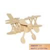 Rompecabezas Estéreo 3D Hecho a Mano DIY Ensamblado de Madera Ensamblado de Madera Dinosaurio Cabaña de Madera Coche