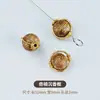 Accesorios Naturales de Madera de Agar para Manualidades, Zaki Lamu de Cinco Sutras, Accesorios Hechos a Mano para Joyería DIY, Cuentas Espaciadoras, Cuentas de Madera, Pulsera