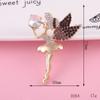 Menina de Ballet Pequena Fada Voadora Acessórios para Capa de Celular DIY Decorações de Strass Feitas à Mão Anjo Fada Atacado