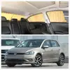 Cortina de sol especial isolante para carro Volkswagen Golf 6, cortina de trilho para janela lateral interna privada do carro
