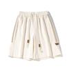 2025 Nuevo Verano para Hombre Piña Cuadros Shorts de Red Pantalones Elásticos Sueltos Medios Pantalones Rectos