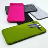 Estuche de fieltro para hombres y mujeres, portalápices y bolígrafos con bolsa de papelería de gran capacidad, funda protectora anticaídas para lápiz capacitivo, gran capacidad