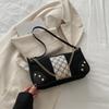 Diseño Nicho Francés Bolso Baguette de Axila para Mujer 2025 Nueva Moda Versátil Textura de Alta Gama Cadena Hombro Pequeño Bolso Satchel