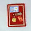 Oro Puro 999 Gama Alta Exquisito Regalo Día de San Valentín Chino 520 Paz y Alegría Princesa Por Favor Haz Galletas de la Fortuna para que Otros las Regalen Venta al por Mayor