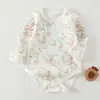 JQ Jingqi Ropa para Bebé Recién Nacido, Mameluco de Algodón Puro para Primavera y Otoño, Body Triangular