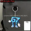Ornamentos de Acrílico Pendurados com Padrões Populares, 67 Pingentes para Mochila, Elementos de Chaveiro, Designs Lisos Planos para Casais de Nicho, Colegas e Amigos
