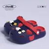 Zuecos Infantiles de Perro Sin Hablar para Niñas, Nuevo Modelo de Verano, Zapatos Antideslizantes para Baño, de Suela Gruesa, Duraderos, Sandalias Transpirables para Niños