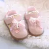 Zapatos de Princesa Bordados para Niñas de Primavera y Otoño, Zapatos de Bebé con Flores Pequeñas, Tenis Infantiles, Zapatos Casuales Ligeros, Modernos