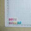 Nuevo accesorio de resina con lazo transparente de colores de dibujos animados, clip para flequillo de niña, clip de pico de pato, funda de teléfono DIY con pegamento de crema