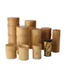 Lata de Té de Bambú Portátil, Tubo de Bambú Sellado, Caja de Almacenamiento de Té, Barril de Bambú para Despertar el Té, Caja de Embalaje de Té, Taza de Bambú