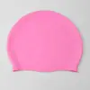 Protetor de Ouvido Impressível para Piscina Touca de Natação para Adultos Atacado Touca Impermeável para Cabelos Longos Masculina e Feminina Touca de Natação de Silicone Puro