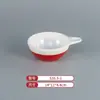 Vajilla de Melamina Plato de Dos Colores para Restaurantes de Hot Pot y Barbacoa, Plato Cuadrado de Barbacoa Comercial Imitación Porcelana