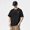 Camiseta de manga corta para hombre, marca de moda, informal, holgada, con cuello redondo, de algodón, sencilla, a la moda, para combinar con todo, 2024