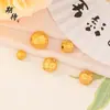 Retención de Color Fuerte Arena Dorada Accesorios DIY con Cuentas de Transferencia de Margaritas Pequeñas, Cuentas Florales Doradas de Flor de Rosa, Cuentas Espaciadoras, Accesorios Arena Dorada