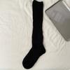 Calcetines Altos de Pantorrilla para Niños Estilo Perezoso Calcetines Altos Estilo Dulce Estilo Coreano Calcetines a Media Pierna Grises Estilo Miu Trendy