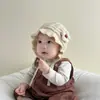 Gorro de Bebé Otoño e Invierno Lindo Gorro de Princesa Gorro Fetal para Recién Nacidos Niños y Niñas Gorro de Lana Tejida para Bebé Gorro de Punto