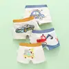 Roupa íntima infantil cueca boxer para meninos cueca boxer para meninos algodão tesouro de homem 5-12 anos roupa íntima para meninos não prende o bumbum