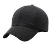 Chapéu de Inverno Masculino para Pais de Meia-Idade e Idosos, Boné de Beisebol Quente para Idosos, Chapéu de Proteção Auricular para Avôs, Chapéu Masculino