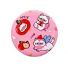 Espejo Pequeño de Gato Lindo Ins Espejo de Maquillaje Portátil de Dibujos Animados para Estudiantes Espejo Redondo Pequeño de Aspecto Elegante Espejo de Maquillaje Pequeño Regalo