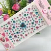 Guardería Bricolaje creativo hecho a mano pasta redonda amor flor de ciruelo con adhesivo acrílico pegatinas de taladro para niños